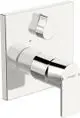 HANSA-Einhebelmischer-Fertigmontageset-fuer-Wanne-Brause-HANSASTELA-8784-Rosette-eckig-mit-Sicherungseinrichtung-Chrom-87843073 gallery number 1